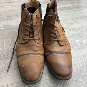 Steve Maddden Brown Leather Men's Boots